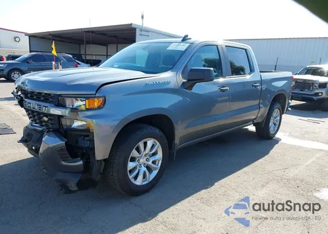 2020 Chevrolet Silverado 1500 2Wd Short Bed Custom из США, поврежденный, VIN 3GCPWBEK5LG275527